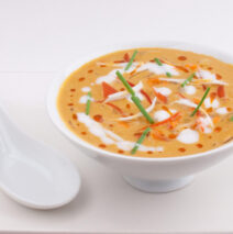 Balinesisk karrysuppe med tigerrejer